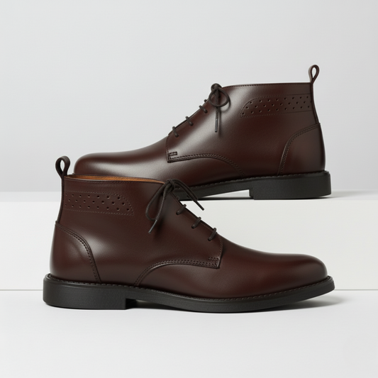 MEARS LEATHER CHUKKA BOOTS CYCLONE