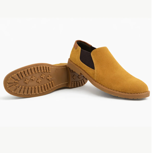 Low-Cut Chelsea Camel