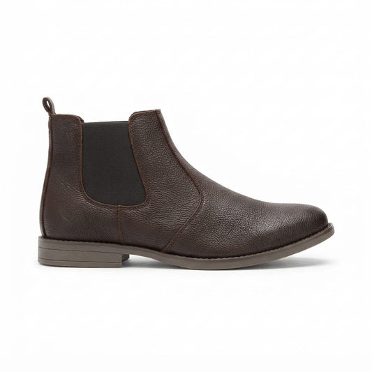 Mild Brown Cow Leather Chelsea boots