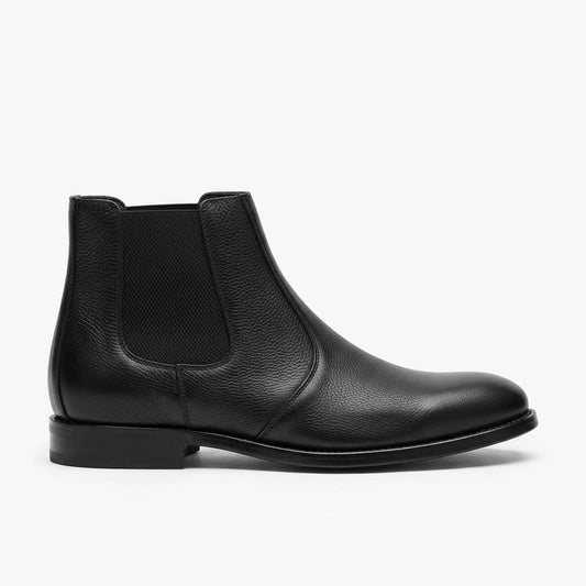 Mild Black Cow Leather Chelsea boots